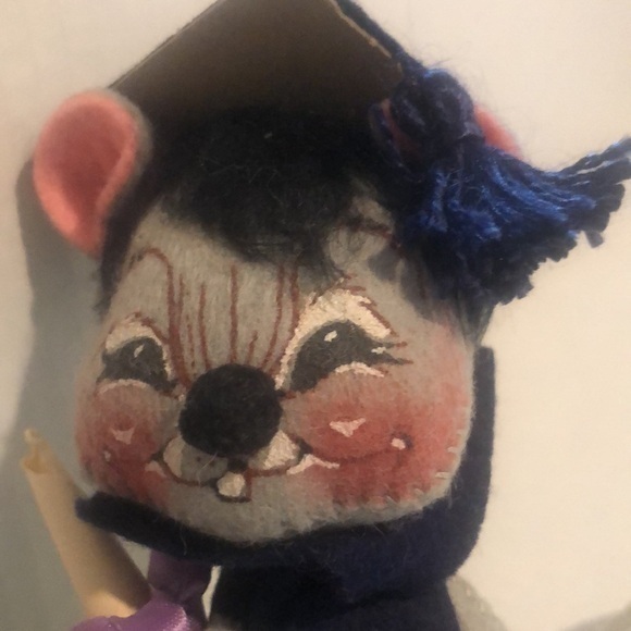 Annalee graduation‎ mouse blue robe and cap - Picture 2 of 5